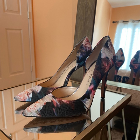 Jessica Simpson pumps - Floral size 7 - Picture 3 of 12